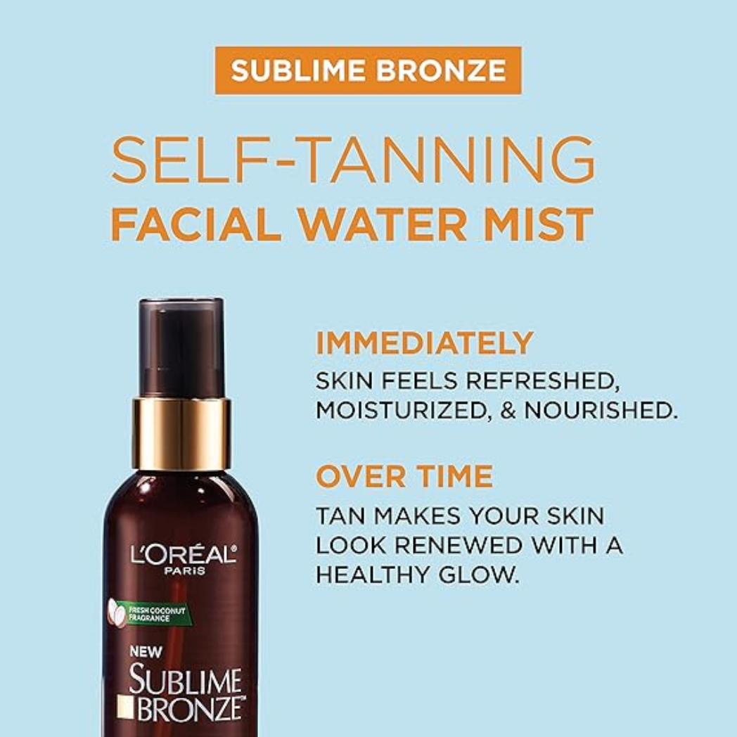 L'Oréal Paris Sublime Bronze Self-Tanning Water Mist – 89ml