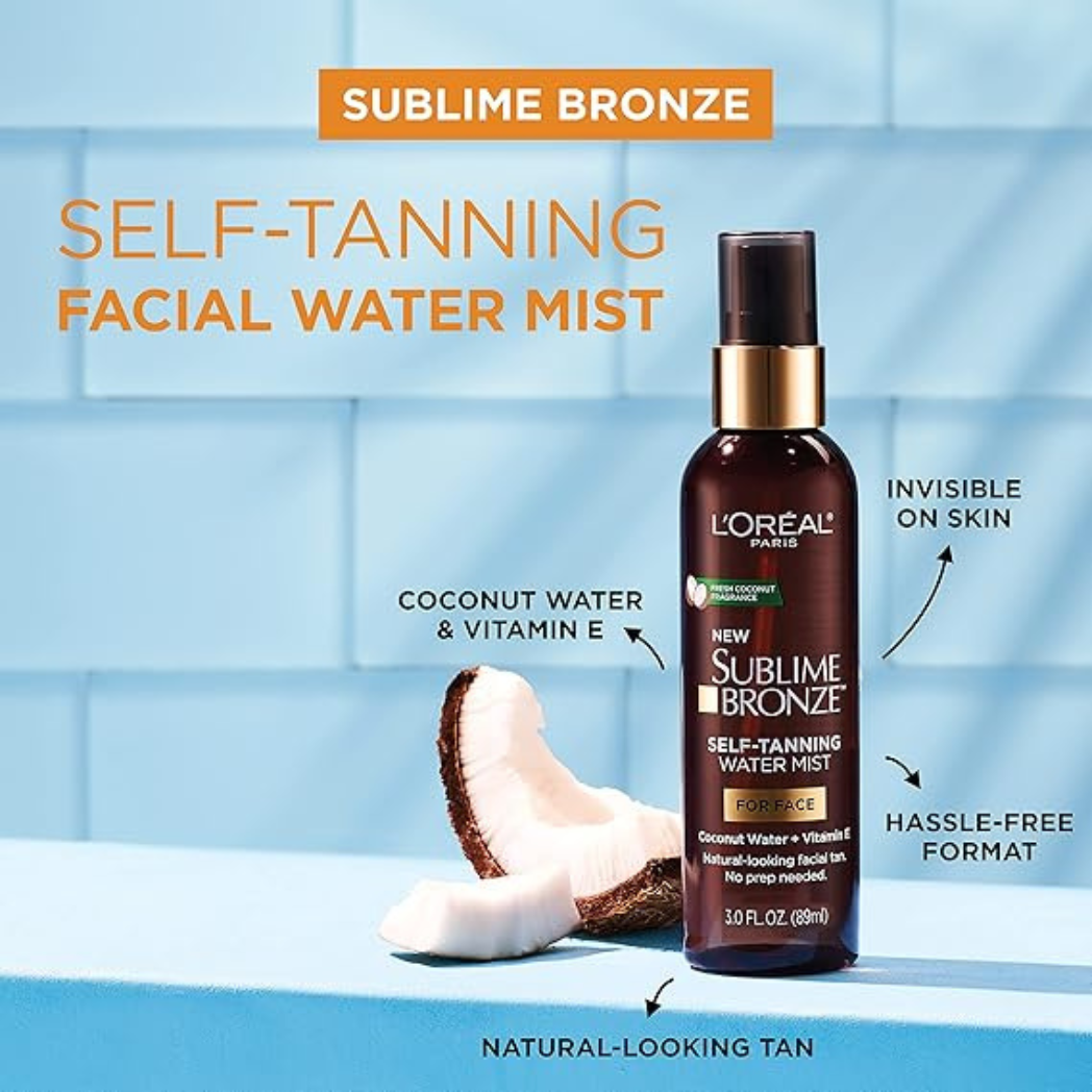 L'Oréal Paris Sublime Bronze Self-Tanning Water Mist – 89ml