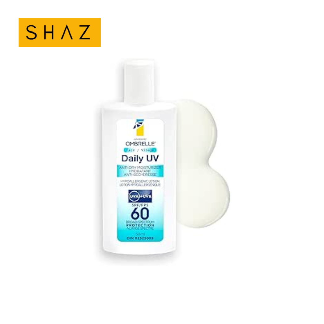 Garnier Ombrelle Daily UV SPF 60 – Facial Sunscreen Lotion, 50 ml