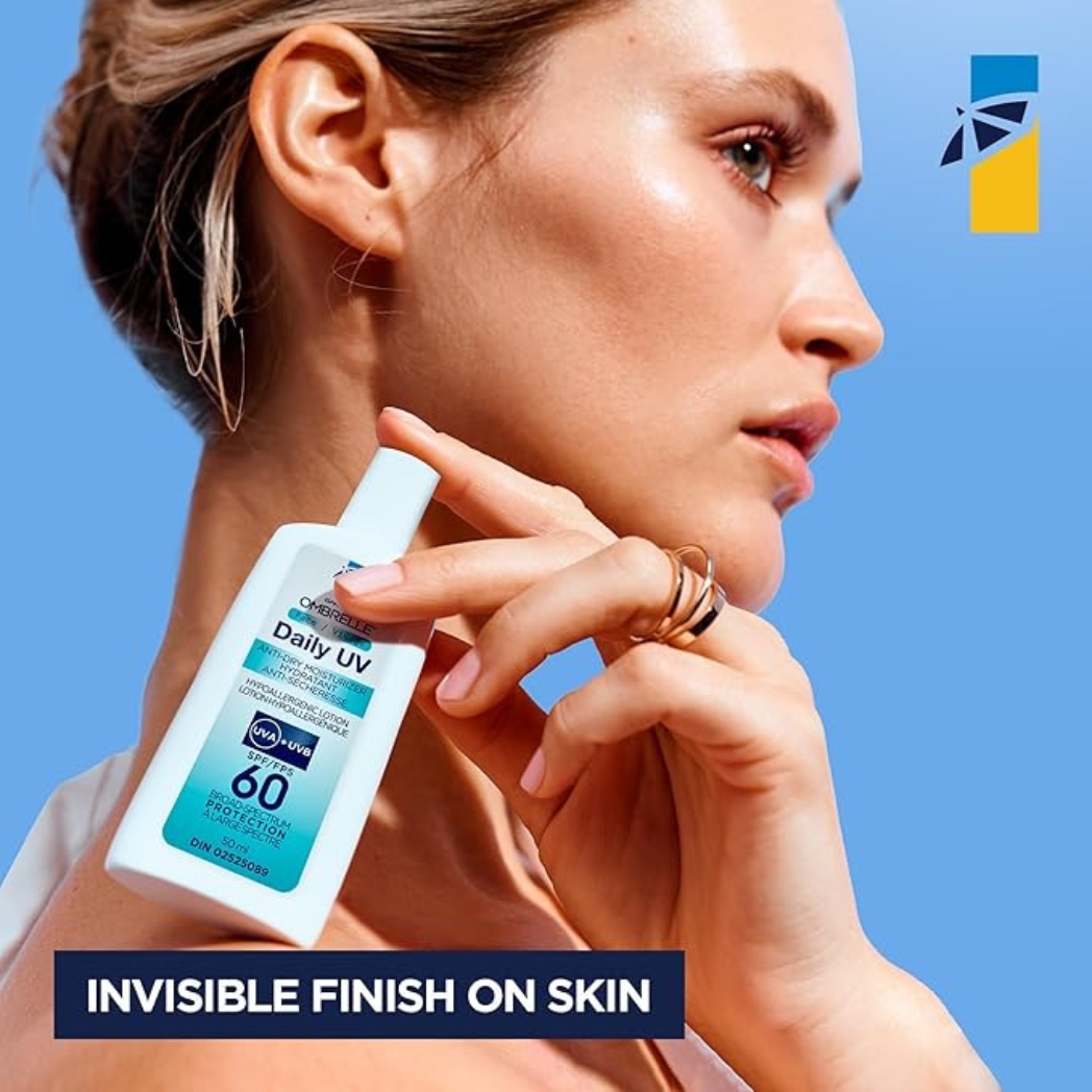 Garnier Ombrelle Daily UV SPF 60 – Facial Sunscreen Lotion, 50 ml