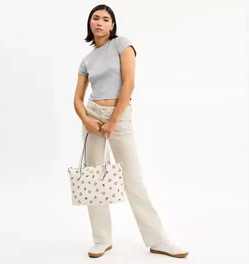 COACH Gallery Tote Bag With Shell Print