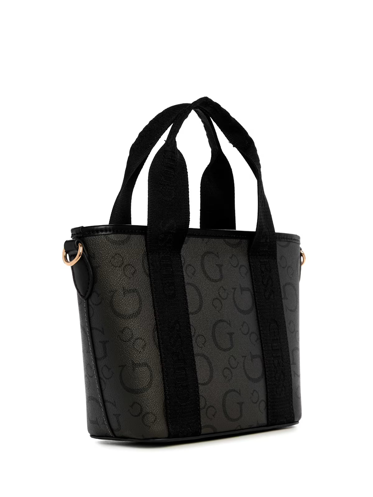 GUESS Mini sac fourre-tout à logo agrandi Astra (Charbon Astramini)