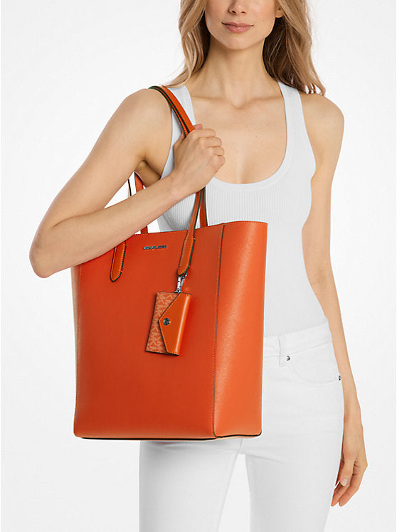 Michael Kors Vincent Large Saffiano Leather Tote Bag – Red Clay (Argille Rouge)
