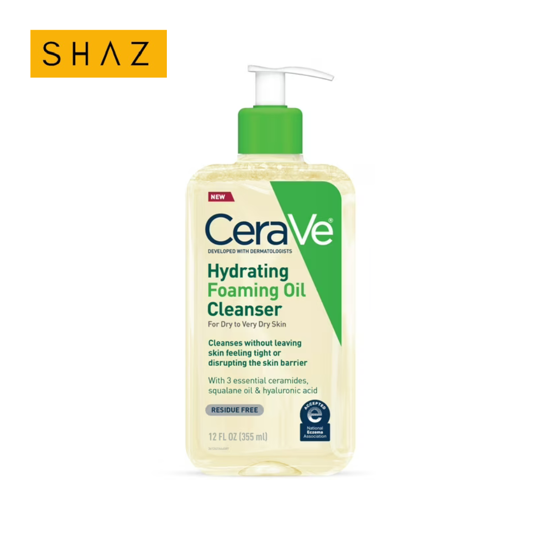 CeraVe Hydrating Foaming Oil Cleanser – 355ml