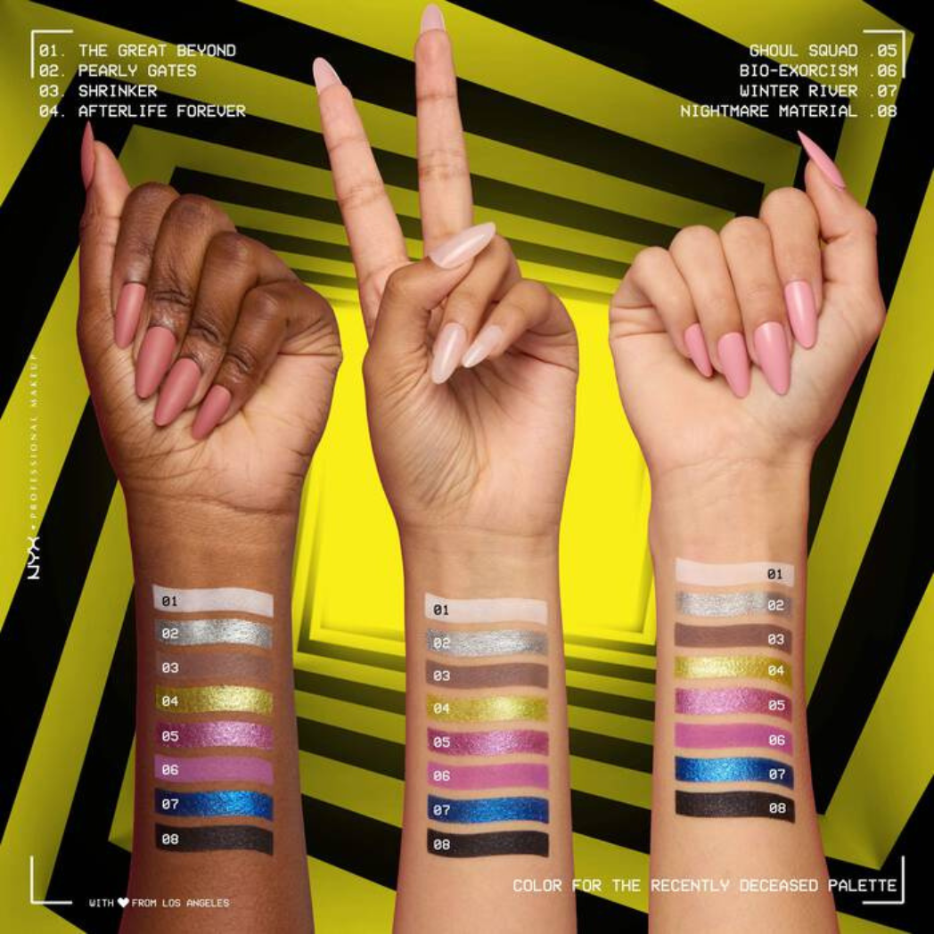 NYX x Beetlejuice Limited Edition Shadow Palette