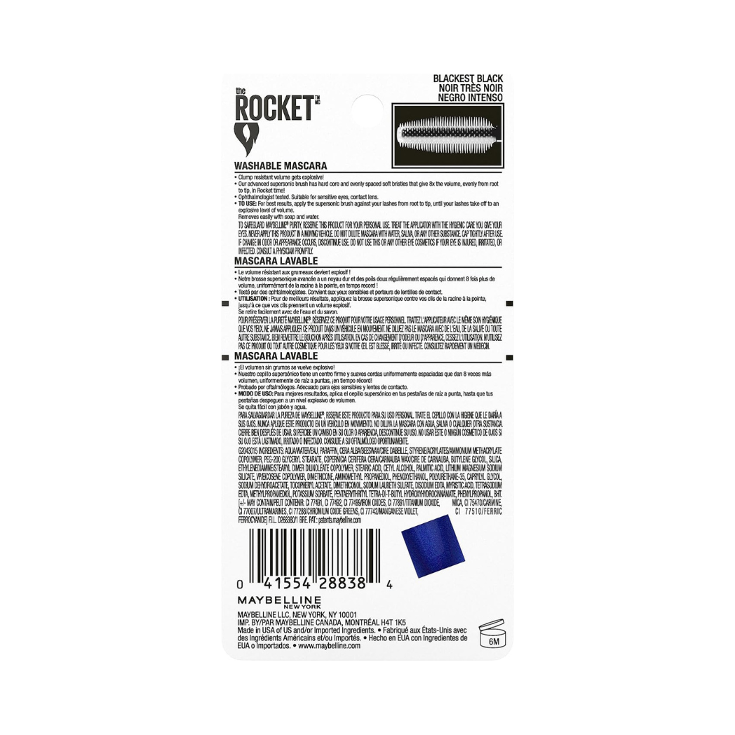 Maybelline The Rocket Volumizing Washable Mascara