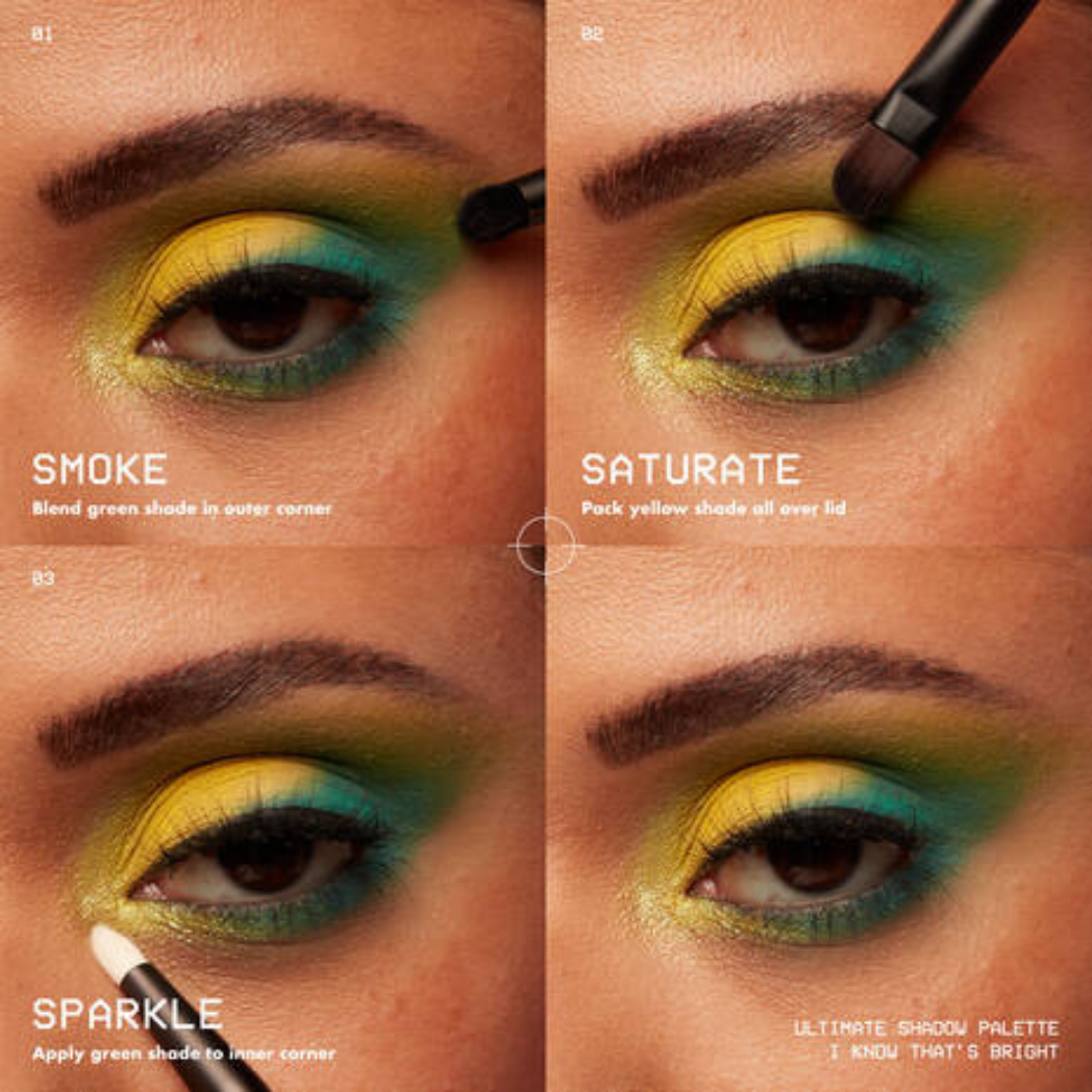 NYX Ultimate Shadow Palette – USP04 Brights, 16 Vibrant Eyeshadows