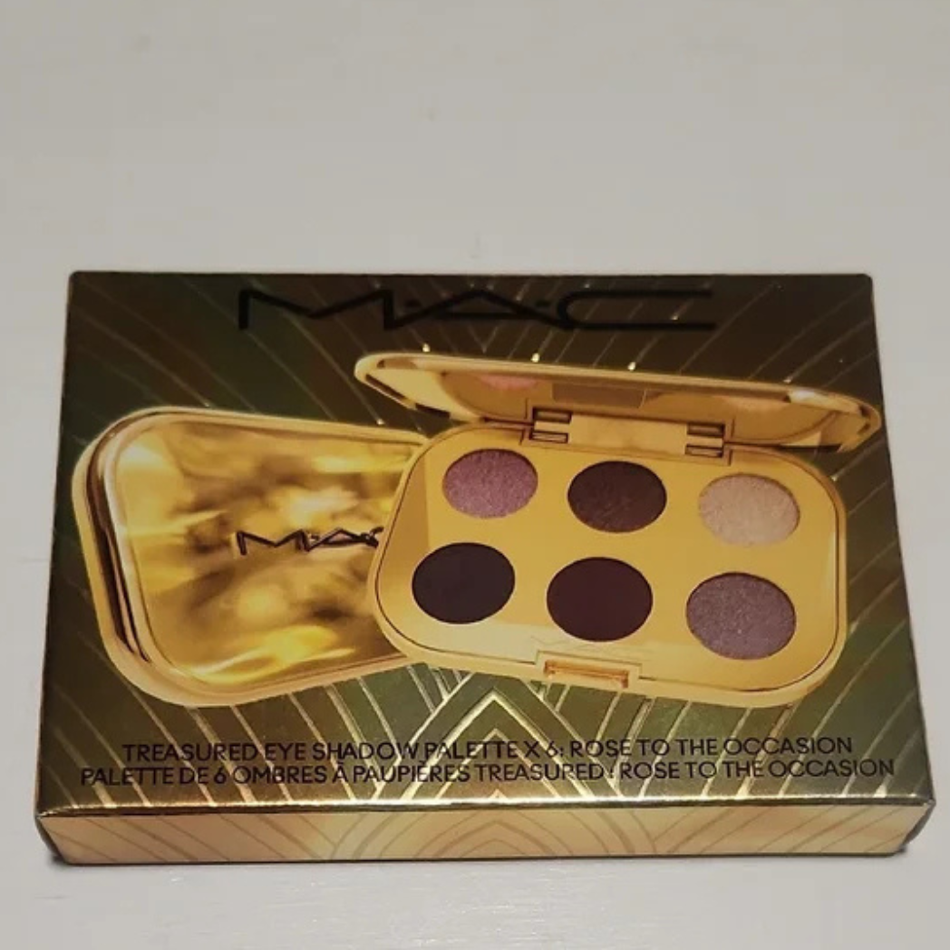 MAC Treasured Eye Shadow Palette X6 – Rose to the Occasion Makeup Set