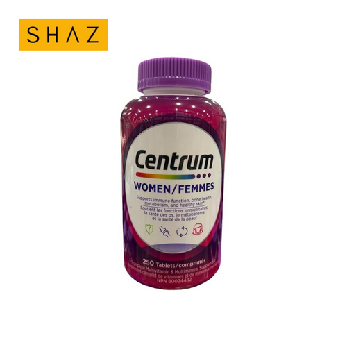Centrum Women’s Complete Multivitamin & Mineral Supplement – 250 Tablets