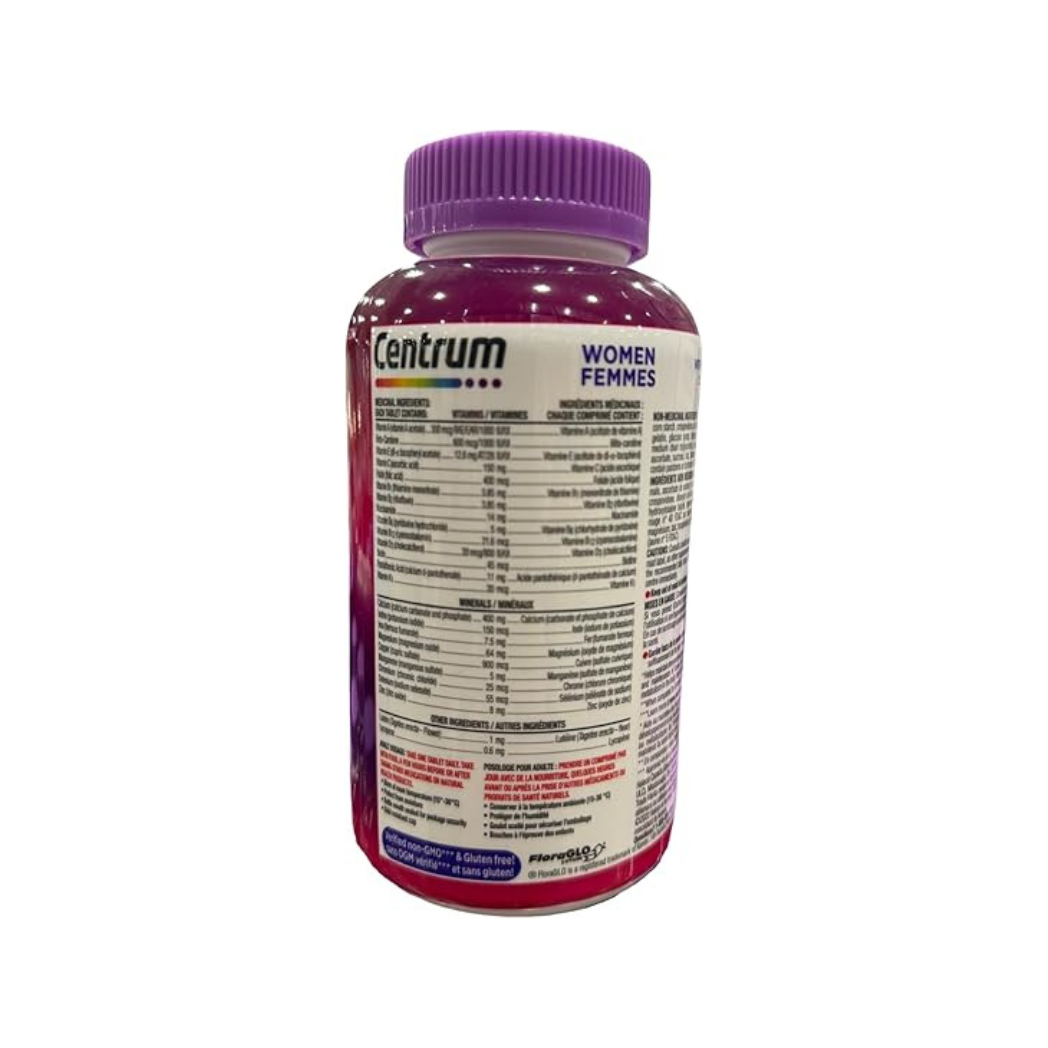 Centrum Women’s Complete Multivitamin & Mineral Supplement – 250 Tablets