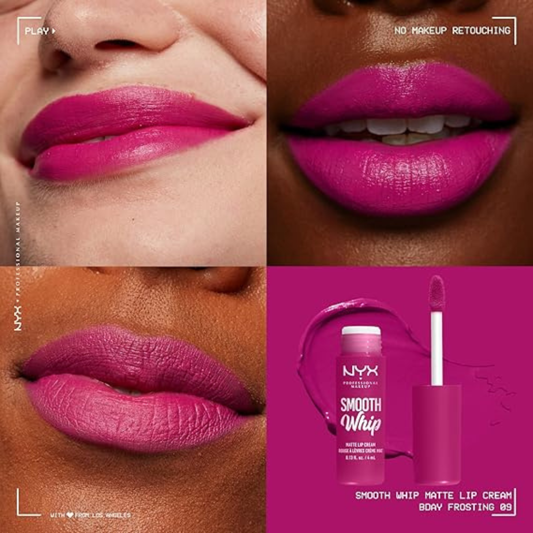 NYX Smooth Whip Matte Lip – 4 mL