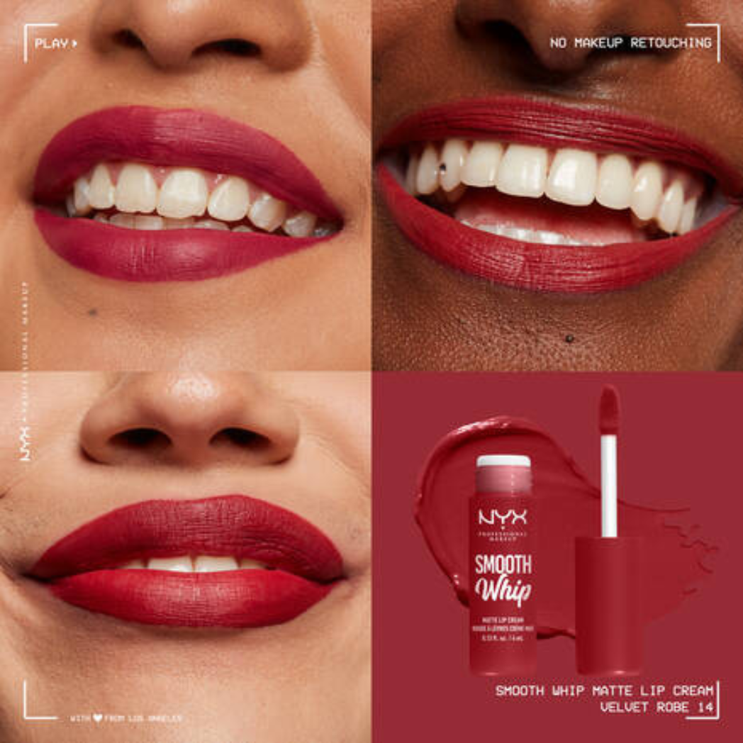 NYX Smooth Whip Blurring Matte Lip Cream (4 ml)