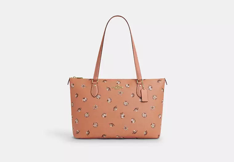COACH Gallery Tote Bag With Shell Print