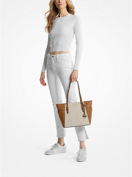 MK CHARLOTTE VANILLA TOTE LARGE BAG