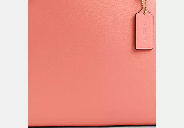 COACH Mollie Tote Bag (coral bright)