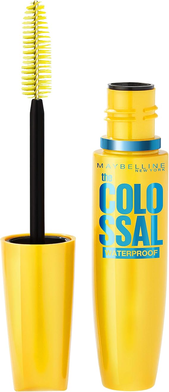 Maybelline Volum' Express The Colossal Mascara – 8 mL #212 Very Black (Waterproof/Non-Waterproof Options)