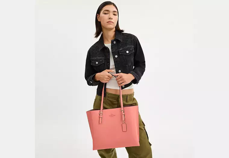 COACH Mollie Tote Bag (coral bright)