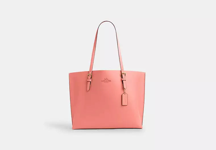 COACH Mollie Tote Bag (coral bright)