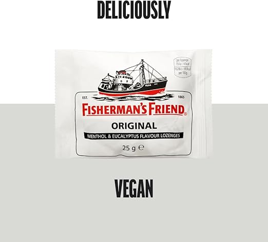 Fisherman’s Friend Original Extra Strong Menthol & Eucalyptus Lozenges Single Pack 25g