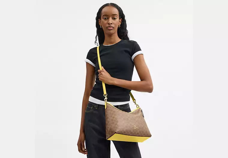 COACH Laurel Shoulder Bag in Signature Canvas