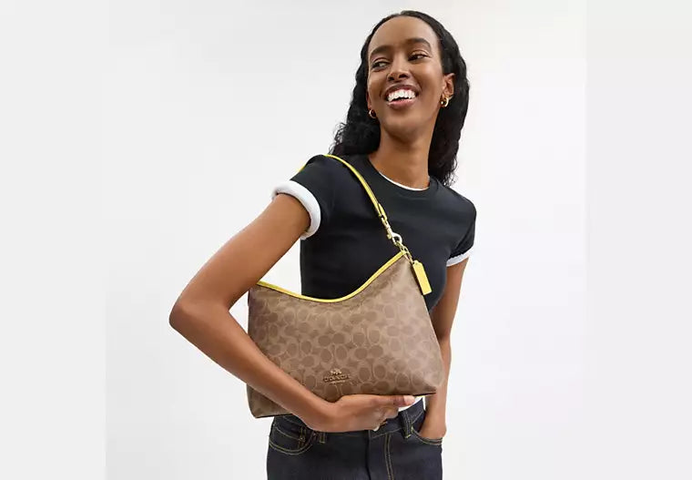 COACH Laurel Shoulder Bag in Signature Canvas