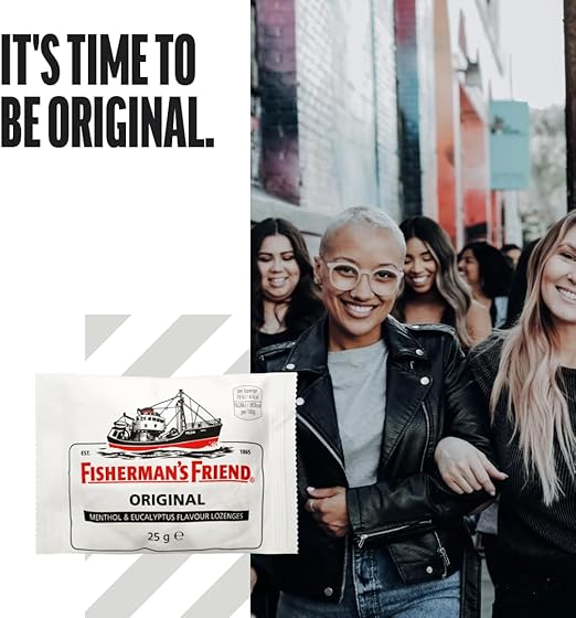 Fisherman’s Friend Original Extra Strong Menthol & Eucalyptus Lozenges Single Pack 25g