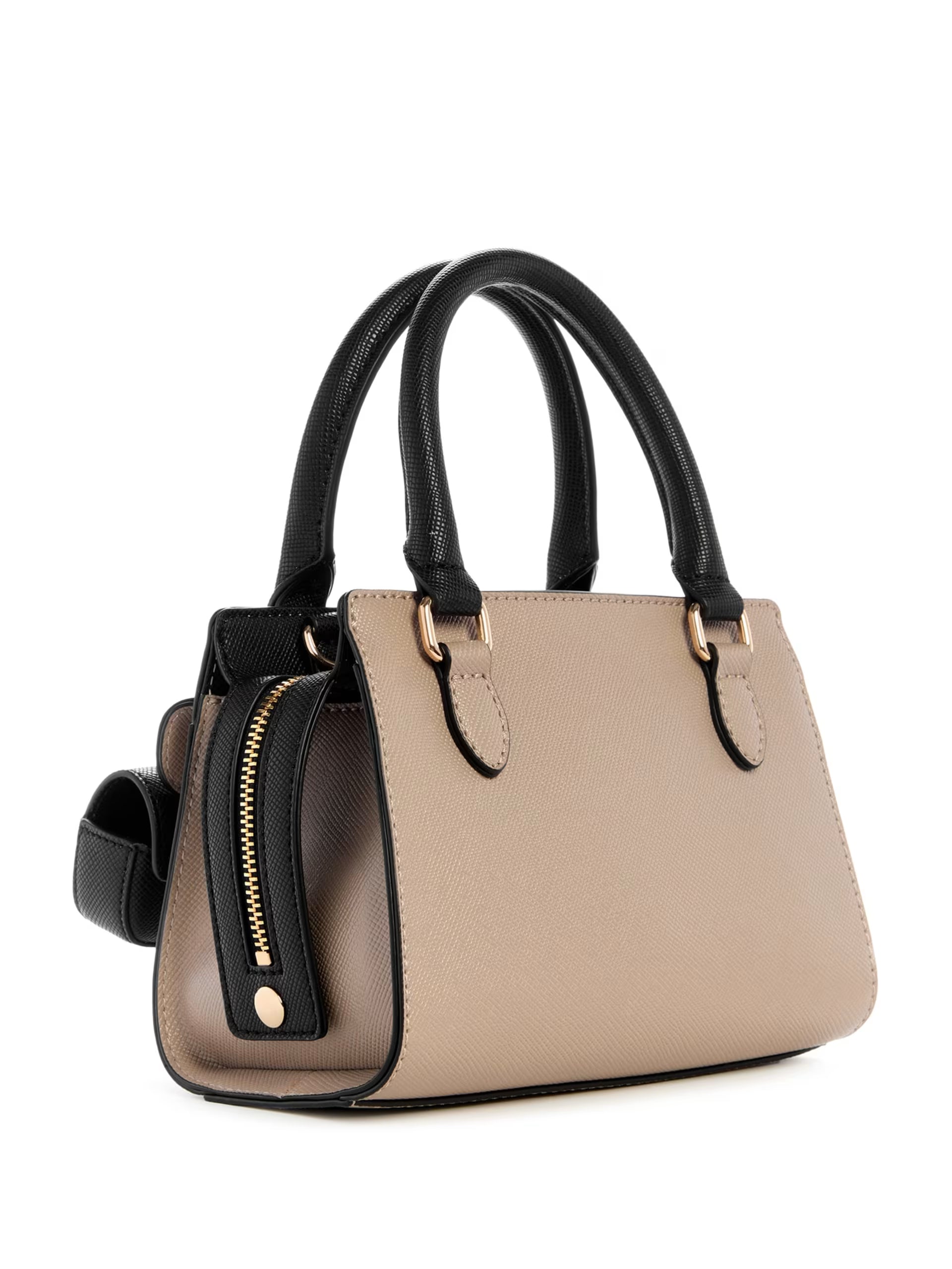 GUESS Ferrara Small Satchel (mushroom brun multi)