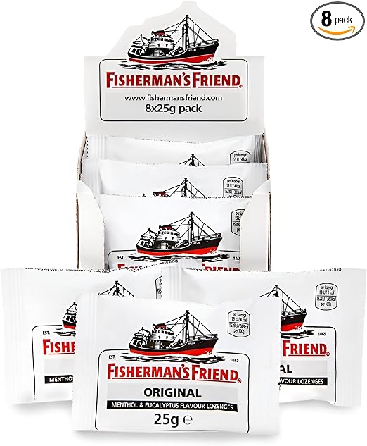 Fisherman’s Friend Original Extra Strong Menthol & Eucalyptus Lozenges Single Pack 25g