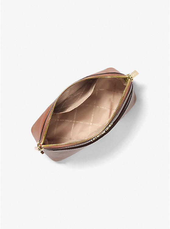 Michael Kors Jet Set Travel Medium Dome Crossbody Bag (Luggage Brown Valise MK)