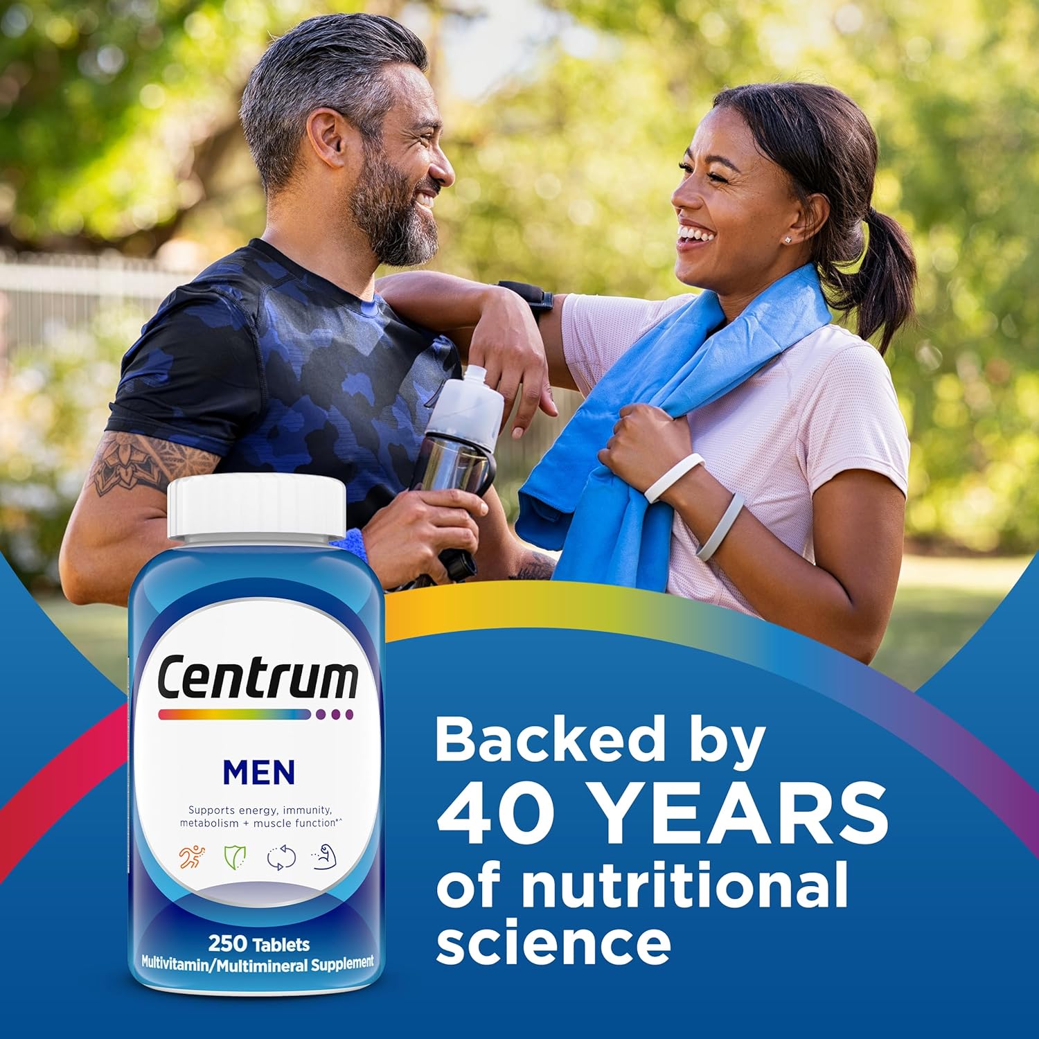 Centrum Men’s Complete Multivitamin & Mineral Supplement – 250 Tablets