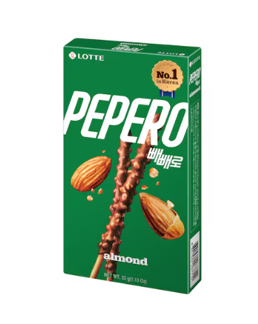 Lotte Pepero Stick – 32g Chocolate Covered Biscuit Sticks