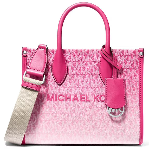 Michael Kors Mirella Small Ombré Signature Logo Crossbody Bag (miella dragonfuit)